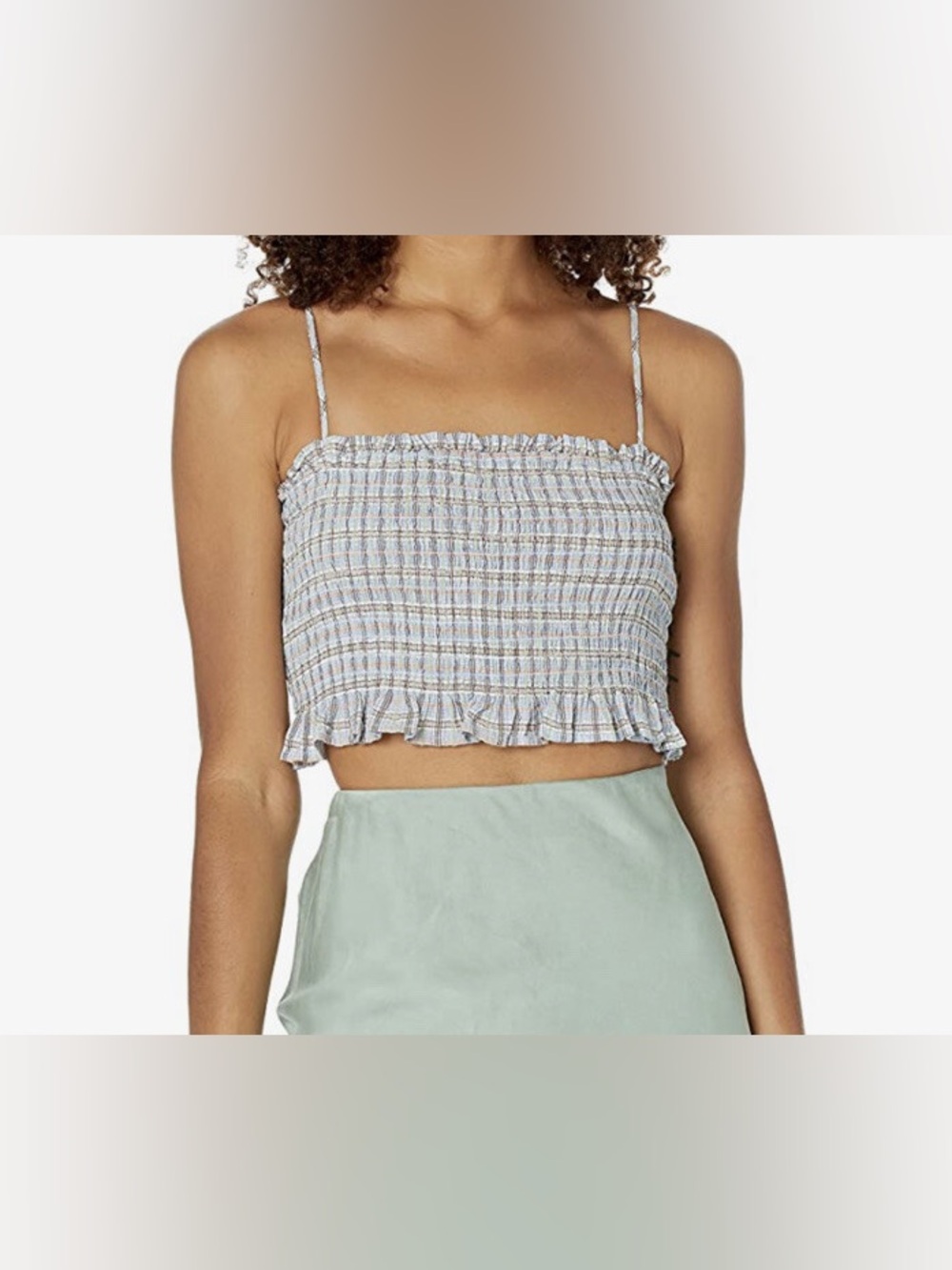 BCBGeneration Women’s Smocked Crop Top Size Medium